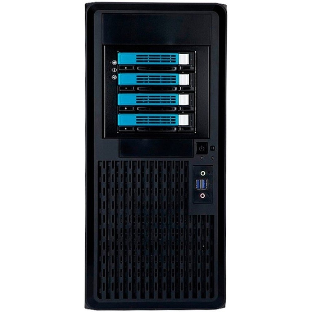 BigTower InWin PE689BL USB3.0*2+A(HD)+fron fan 120mm*1+rear fan 120mm*1+ 2*2SATA+1*1SATA+Intrusion Switch/ holes for SL20” RACKMOUNT  w/o PSU [6141921]