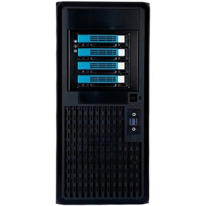 BigTower InWin PE689BL USB3.0*2+A(HD)+fron fan 120mm*1+rear fan 120mm*1+ 2*2SATA+1*1SATA+Intrusion Switch/ holes for SL20” RACKMOUNT  w/o PSU [6141921]