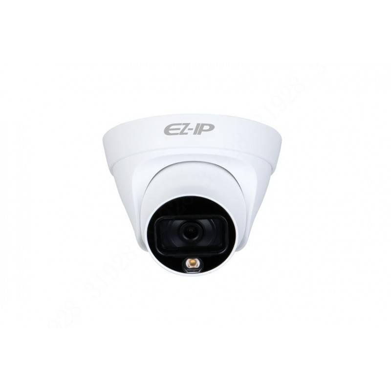 DAHUA EZ-IPC-T1B20P-LED-0280B Уличная купольная IP-видеокамера Eyeball Lite 2Мп, 1/2.7” CMOS, объектив 2.8мм