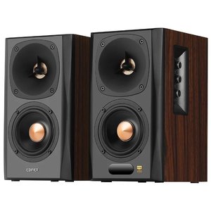 Edifier S360DB Brown {2 сат. + сабвуфер,150W RMS, 40-20000Гц, дерево, беспроводной пульт ДУ, Bluetooth aptX}