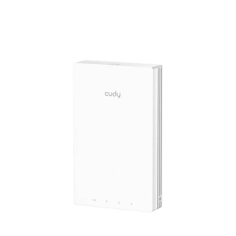 Cudy AP1300 Wall Встраиваемая в стену гигабитная точка доступа Wi-Fi AC1200, 2,4/5 ГГц, до 1167 Мбит/с, 5х1 Гбит/с