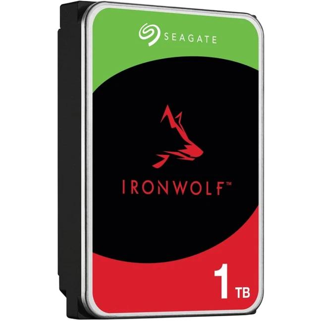 Жесткий диск/ HDD Seagate SATA IRONWOLF 1TB 5400rpm 256Mb 1 year warranty (replacement ST1000VN002, ST1000DM014, WD10EFRX, WD10EZEX), ST1000VN008