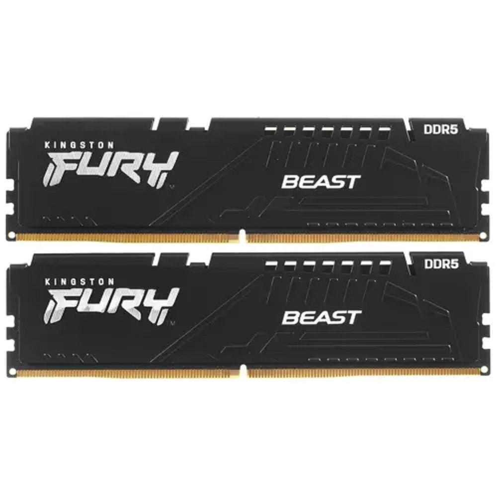 Kingston DDR5 DIMM 32GB 5600 FURY Beast Black EXPO (Kit 2*16gb) 1RX8 36-38-38 1.25V KF556C36BBEK2-32