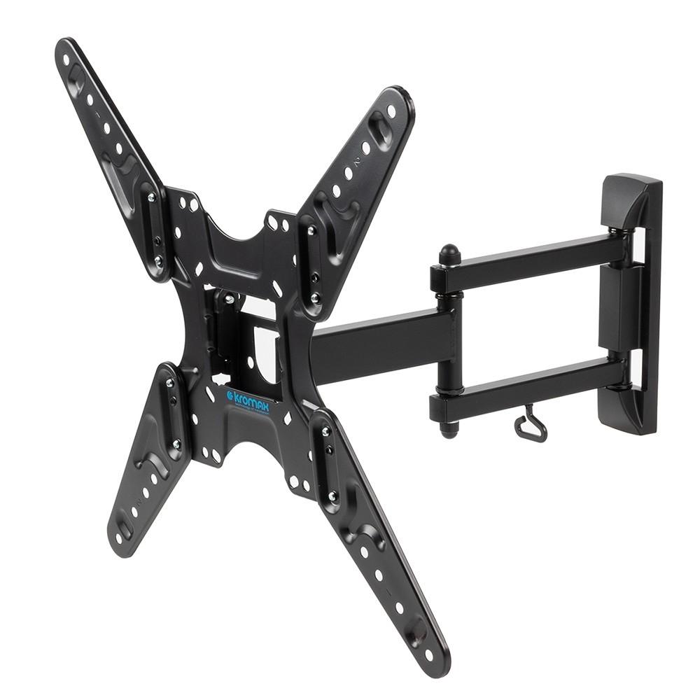 Kromax OPTIMA-414 черный 20"-55" макс.30кг настенный поворотно-выдвижной и наклонный, 29012