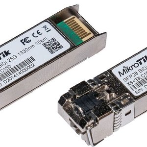 MikroTik XS+2733LC15D Пара трансиверов  SFP/SFP+/SFP28 modules 1/10/25G 15km 1270nm + 1330nm