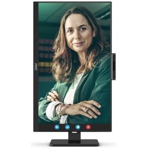 LCD AOC 27" Q27P3CV  Pro черный {IPS 2560x1440 75Hz 4ms 16:9 1000:1 350cd 178/178 2xHDMI1.4 DisplayPort1.2 RJ45 4xUSB3.2 USB-C(65W) M/M HAS Pivot}