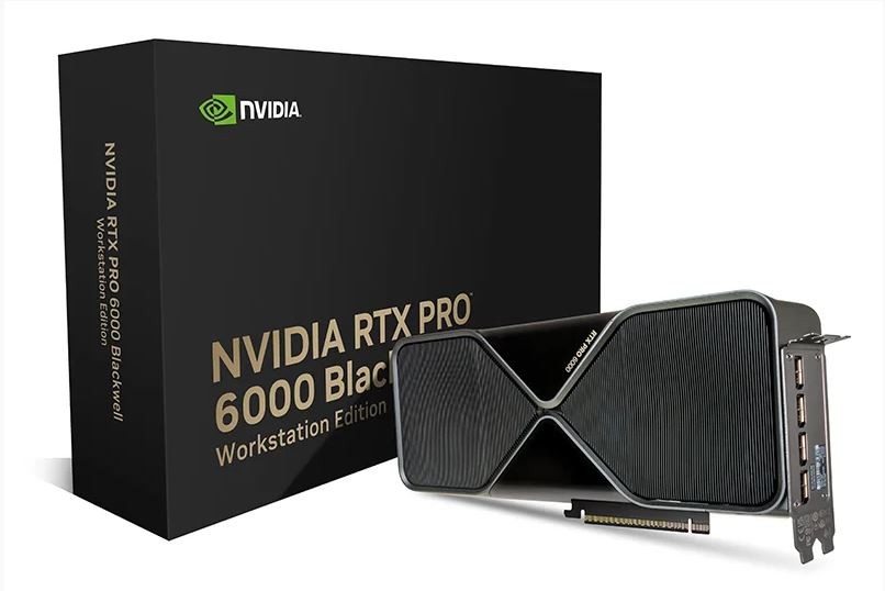 Видеокарта/ VGA NVIDIA RTX PRO 6000 Blackwell Workstation Edition, 96 GB GDDR7 with ECC, DisplayPort 2.1b, PCI Express 5.0 x16, BOX, 900-5G144-2500-000