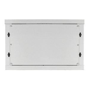 Exegate EX298611RUS Шкаф телекоммуникационный 19" настенный 6U ExeGate EC-WM-6U.450.M.GREY (19”, 6U, 600x450x370mm (ШхГхВ), передняя дверь металл, съемные боковые панели, пыле- и влагозащита IP23, све