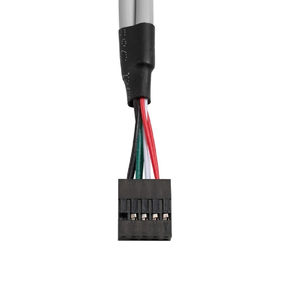 Exegate EX298294RUS Планка портов в корпус 2xUSB2.0 ExeGate BrctUSB2-2A (USB 2.0 9pin (IDC 9pin F) --> 2x USB 2.0 Af, кабель 20см)