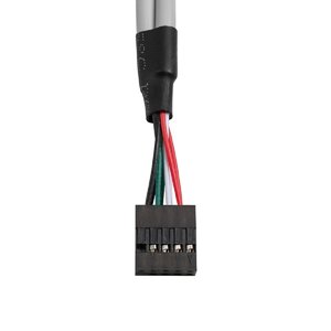 Exegate EX298294RUS Планка портов в корпус 2xUSB2.0 ExeGate BrctUSB2-2A (USB 2.0 9pin (IDC 9pin F) --> 2x USB 2.0 Af, кабель 20см)
