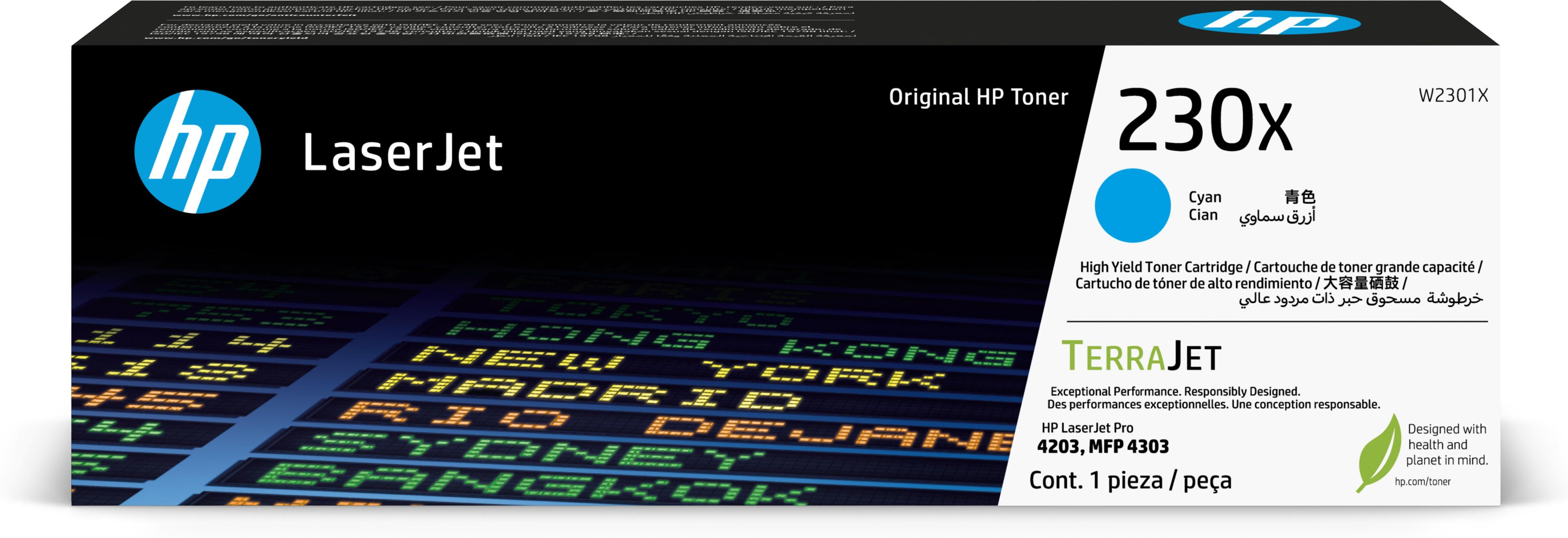 Тонер-картридж/ HP 230X Cyan Original LaserJet Toner Cartridge, W2301X