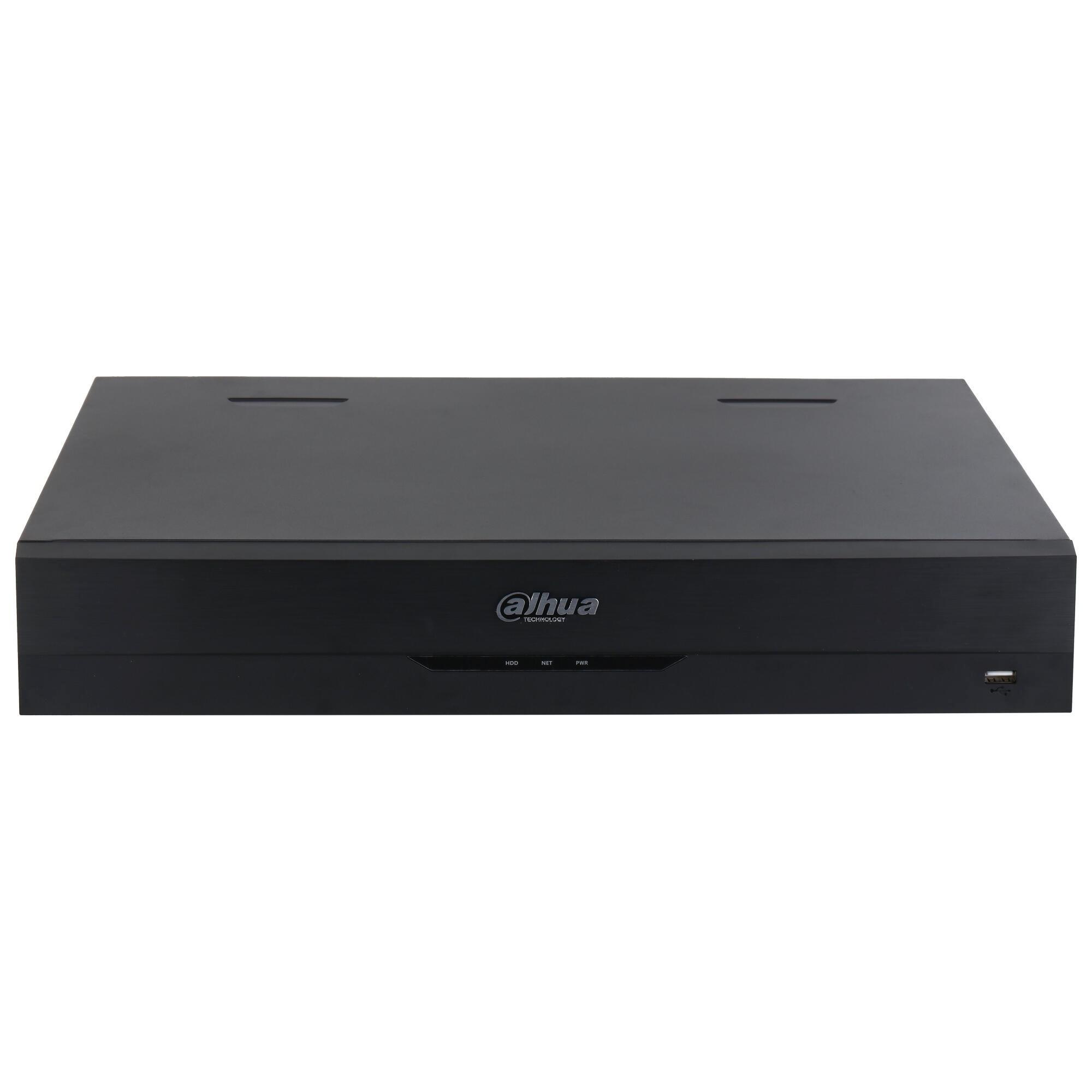 DAHUA DHI-NVR5464-EI2 64-канальный IP-видеорегистратор, видеоаналитика, входящий поток до 384Мбит/с, 4 SATA до 16Тб