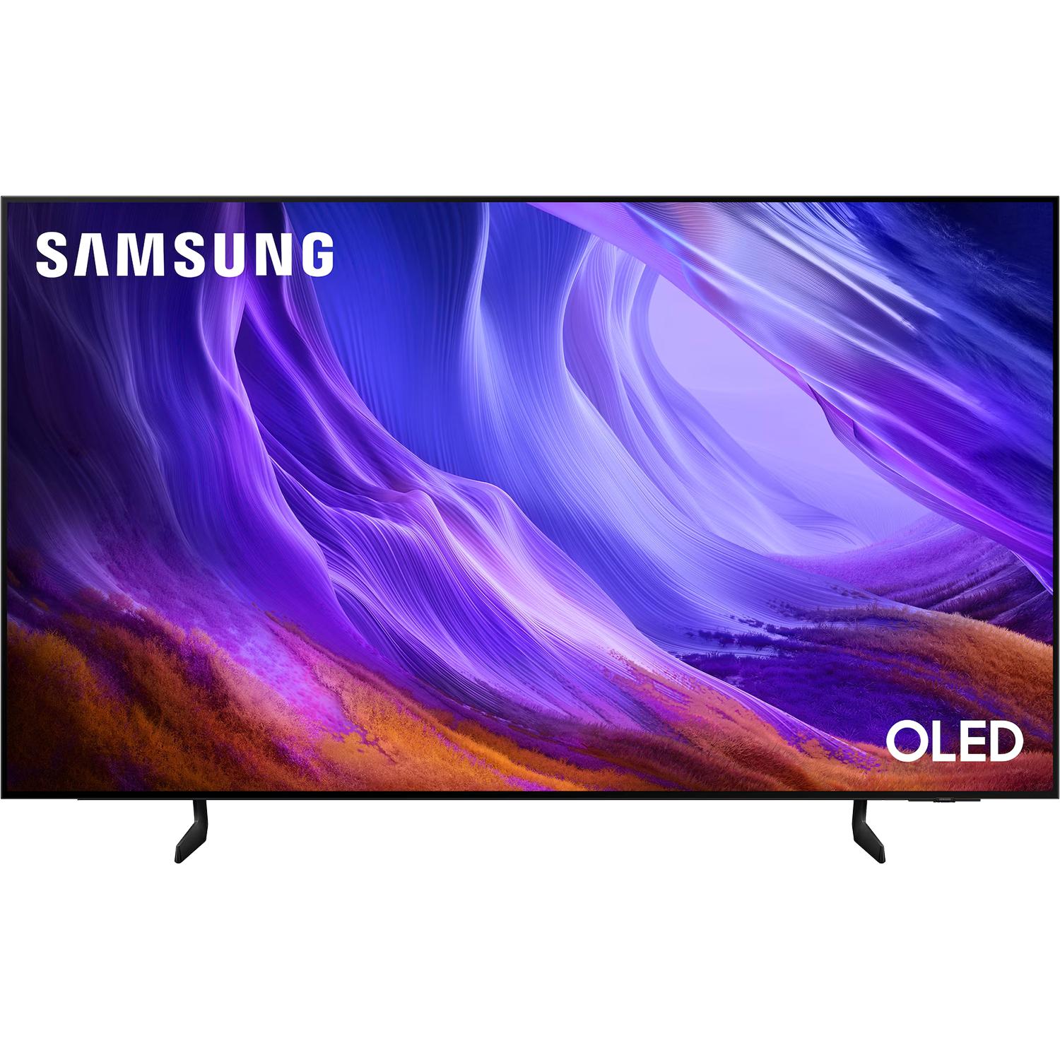 Телевизор 83'' Samsung/ 83", OLED, Ultra HD, Tizen Smart TV, 120 Hz, HDR10+, Wi-Fi, Voice, DVB-T2/C/S2, Bluetooth, CI+(1.4), FreeSync Premium, 2.0Ch 20W, OTS Lite, 4HDMI, 2USB, Graphite Black 2026, QE83S85HAEXPY