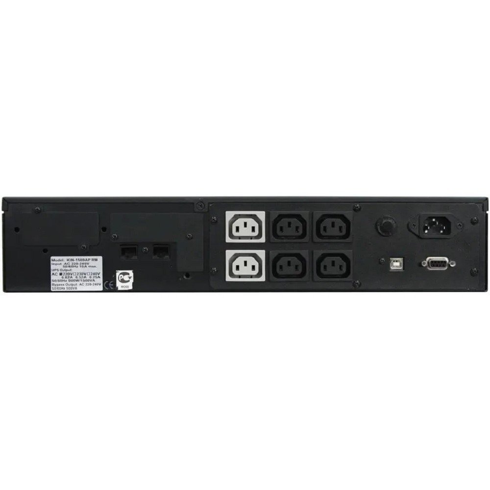 PowerCom King Pro RM KIN-1200AP LCD (2U) ИБП {Line-Interactive, 1200VA/960W, Rack, 6х С13, Serial+USB, SmartSlot, RS-232} (1152596)