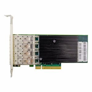 ORIENT XWT-INT710PE8 4SFP+, Сетевая карта PCI-Ex8 v3.0 4xSFP+ 10Gbps Converged Server NIC, Intel X710 chipset, 10/1 Гбит/с, 2 планки крепления в комплекте (33289)