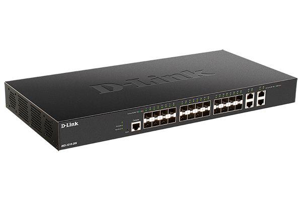 D-Link DXS-1210-28S/A1A Управляемый L2+ коммутатор с 24 портами 10GBase-X SFP+ и 4 портами 10GBase-T