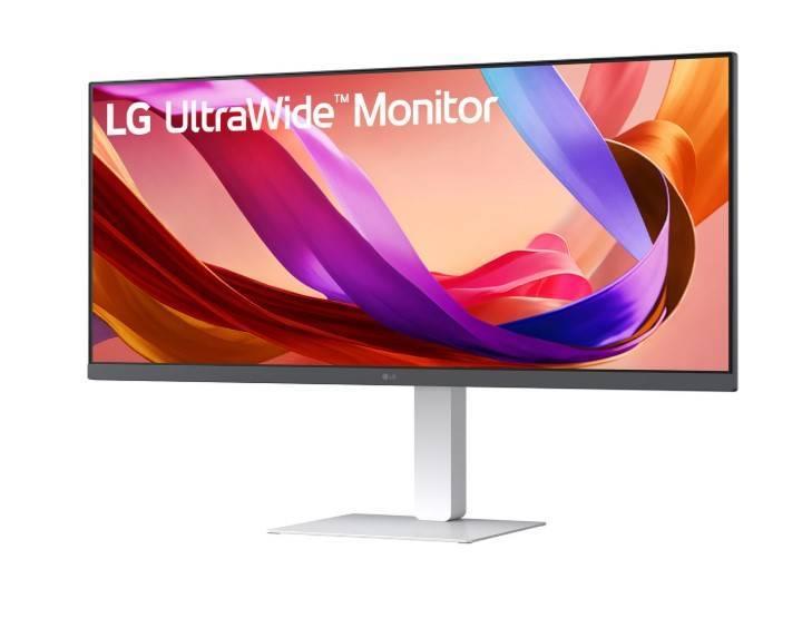 МОНИТОР 34" LG 34U530A-W Silver-White (IPS, 2560x1080, 100Hz, 5 ms, 178°/178°, 500 cd/m, 1000:1, +HDMI 1.4, +DP), 34U530A-W.ARUZ