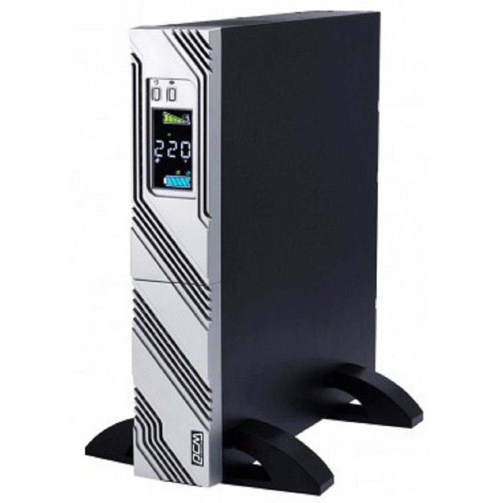 PowerCom Smart King RT SRT-3000A LCD ИБП {Line-Interactive, 3000VA / 2700W, Rack/Tower, IEC, Serial+USB, SmartSlot, подкл. доп. батарей} (1157690)