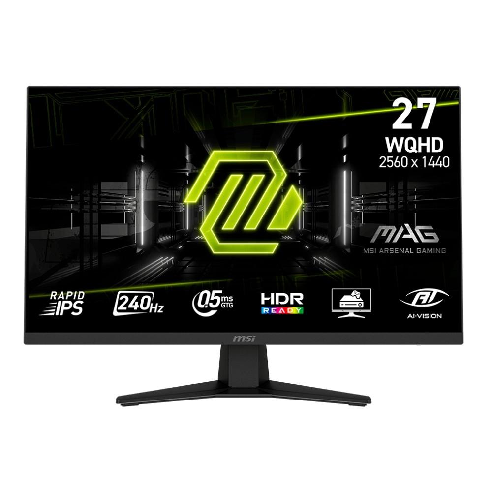 MSI MAG 27" 274QF X24 {IPS 2560x1440 240Hz 0.5ms 1000:1 100M:1 250cd 2xHDMI2.0b  DisplayPort1.4a Tilt VESA}, 9S6-3CE41H-052