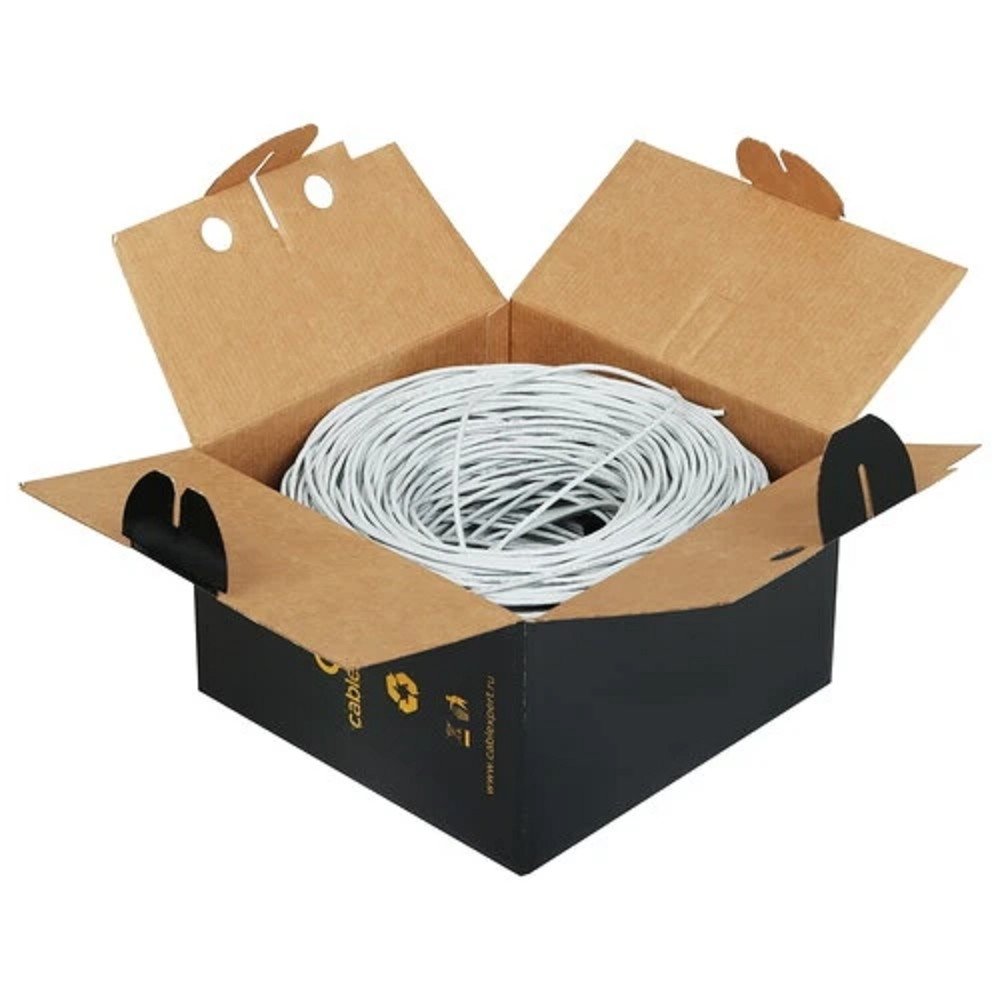 Cablexpert [UPC-5051E-4-CU] Кабель Cablexpert (RU) UTP indoor 4x2x0.51, медный, кат.5e, однож., 305м, box, серый