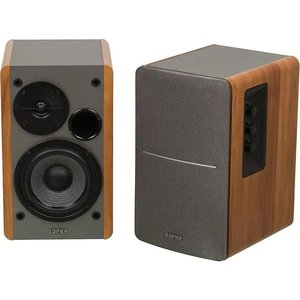 Edifier R1280T Silver/Brown {Активные, 2 x 21W RMS, 75-18000Гц, дерево, пульт ДУ}