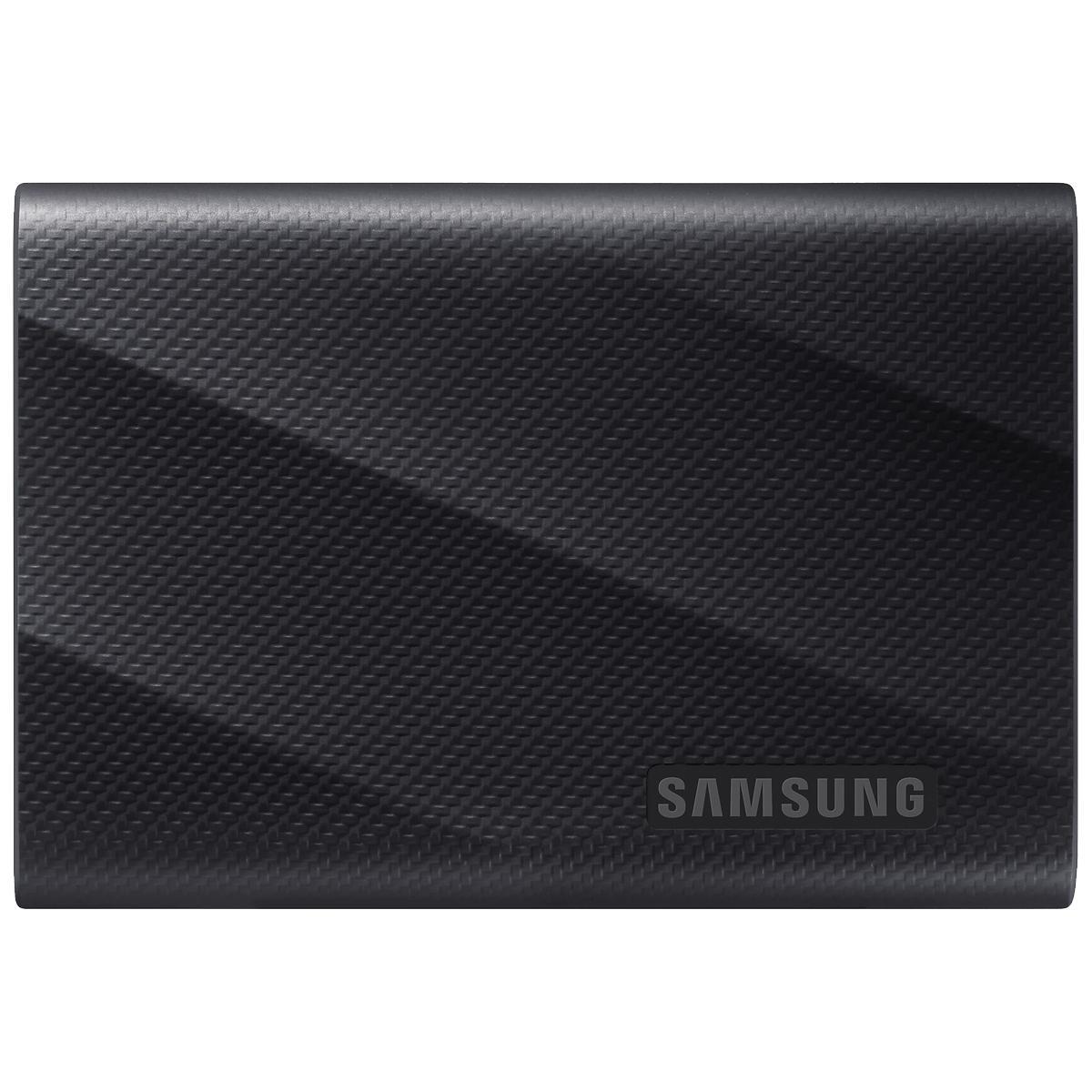 Внешние HDD и SSD/ Samsung External SSD T9, 1000GB, Type-C, USB 3.2 Gen2, R/W 2000/1950MB/s, 88x60x14mm, Black (12 мес.), MU-PG1T0B/WW