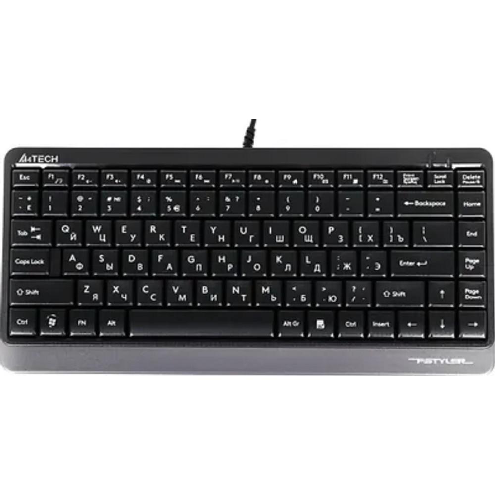 Клавиатура A4Tech Fstyler FK11 черный/серый USB slim, FK11 USB (GREY)