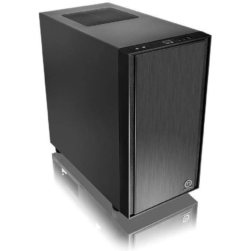 Case Tt Versa H17  черный без БП mATX 2xUSB2.0 1xUSB3.0 audio bott PSU" [CA-1J1-00S1NN-00]