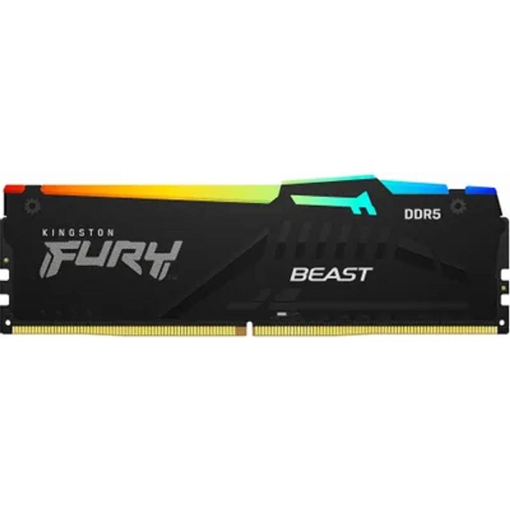 Kingston DDR5 DIMM 32GB 5200MT/s CL40 FURY Beast RGB KF552C40BB2A-32