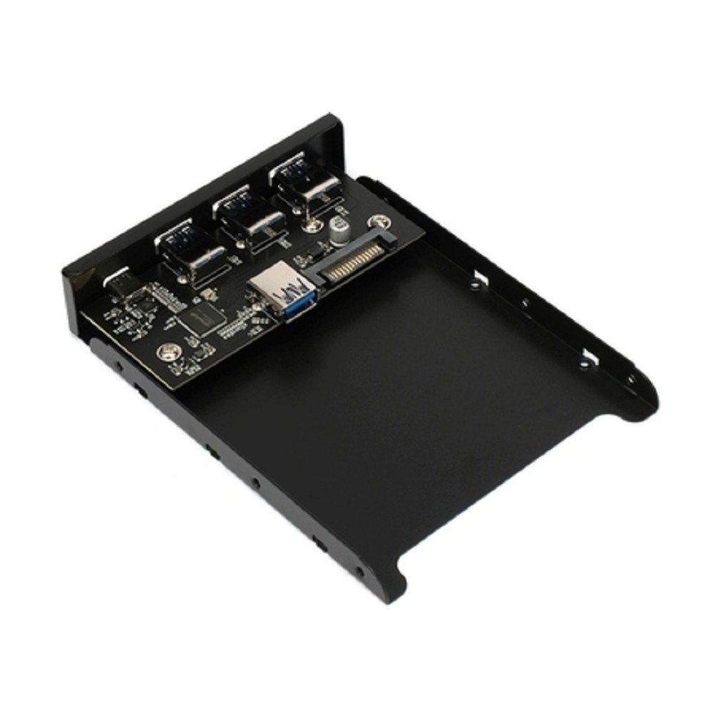 Gembird Планка USB 3.0 на переднюю панель 3.5, 3 порта USB и 1 порт Type-C (FP3.5-USB3-3A1C)