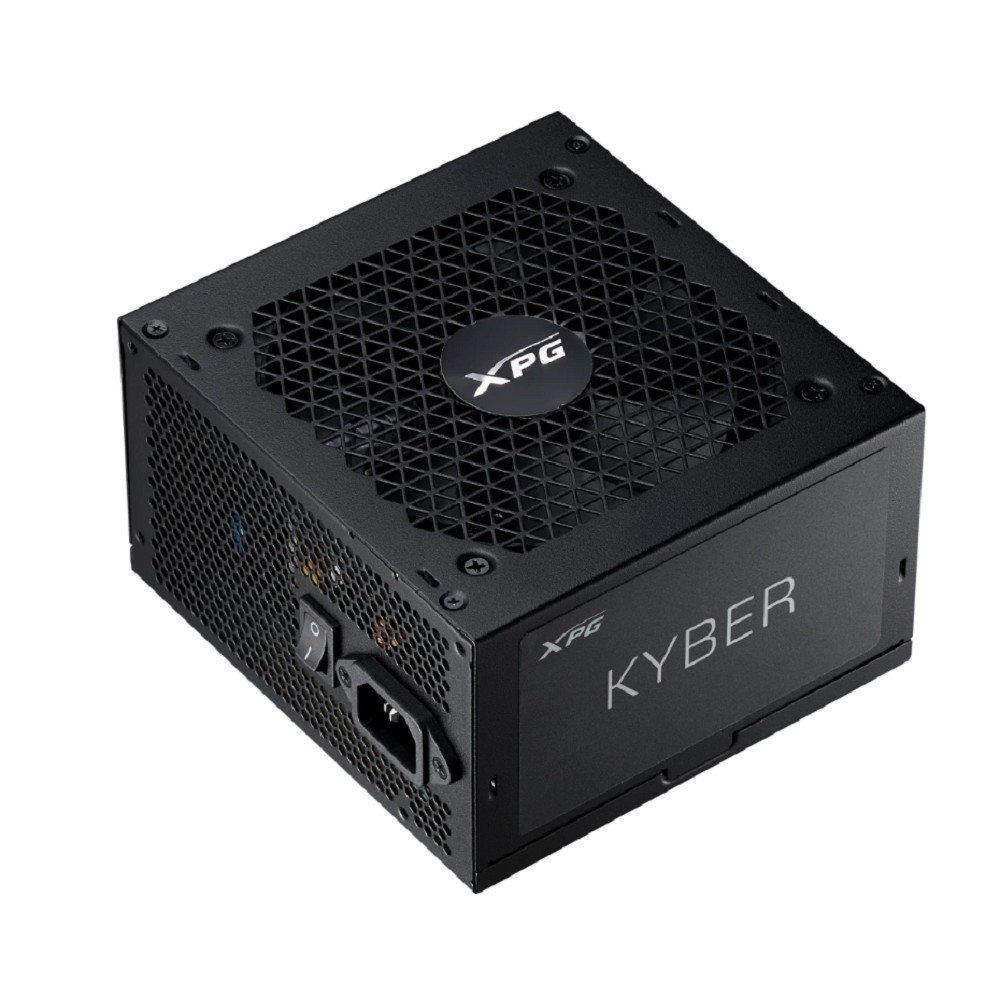 XPG KYBER 650 (ATX 2.52, 650W, PWM 120mm fan, Active PFC, DC to DC, Full-Bridge & LLC converter,  80+ GOLD) RET, KYBER650G-BKCEU