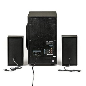 Dialog Progressive AP-240B BLACK - акустические колонки 2.1, 50W+2*10W RMS, Bluetooth, USB+SD reader