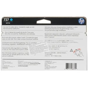 HP B3P19A Картридж №727, Cyan {Designjet T920/T1500, Cyan (130ml)}
