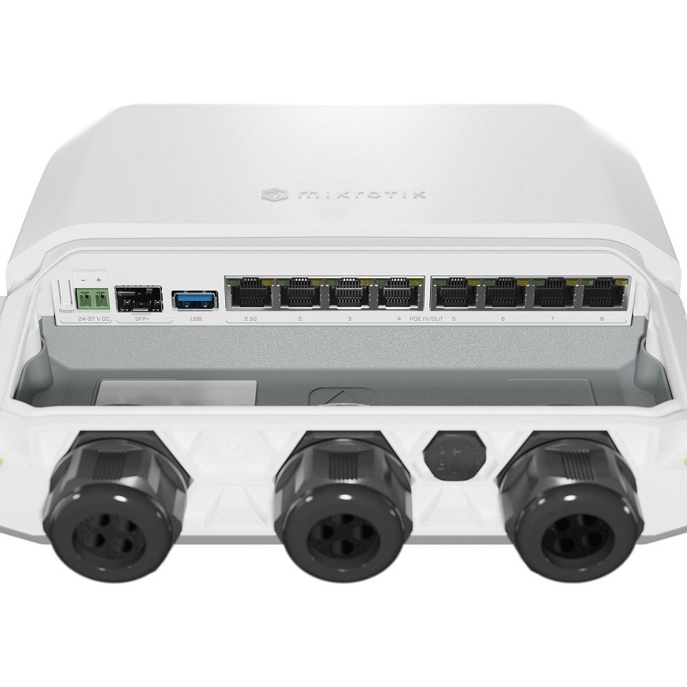MikroTik RB5009UPr+S+OUT Маршрутизатор проводной, Poe уличный, 7*1Gbit, 1*2.5Gbit RJ45, 1*SFP+