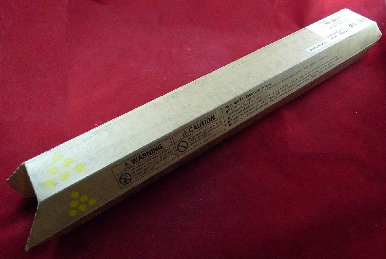 Тонер-картридж Ricoh Aficio MP C4501/C5501/C5000, type MPC5501E yellow  (туба, 410г) ELP Imaging®, MPC5501Y