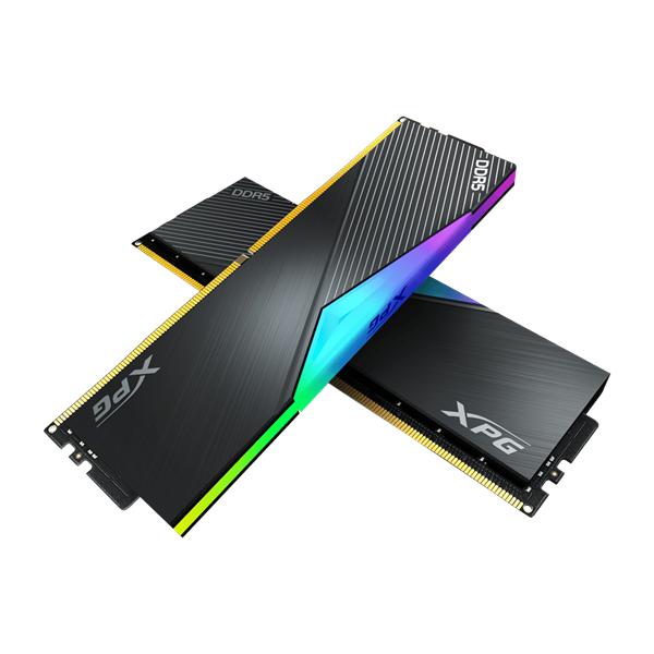 Оперативная память ADATA LANCER RGB DDR5 DIMM 32GB 7200MHz 2*16GB 34-46-46 1.4V BLACK DUAL COLOR BOX, AX5U7200C3416G-DCLARBK