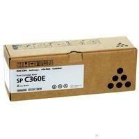 Тонер-картридж тип SP C360E (2,5K) черный Ricoh SP C360DNw/SP C360SNw/SP C360SFNw/SP C361SFNw, 408188