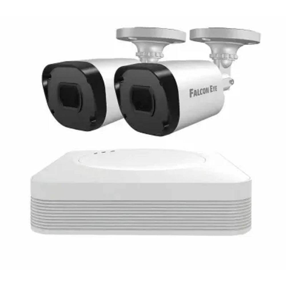 Комплект видеонаблюдения Falcon Eye FE-104MHD KIT Light SMART  4-х канальный гибридный {(AHD,TVI,CVI,IP,CVBS) регистратор; Видеовыходы: VGA;HDMI; Видеовходы: 4xBNC}, 00-00109381