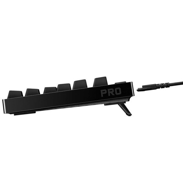 920-009393 Logitech Клавиатура Gaming Pro механическая черный USB оригинальная заводская гравировка RU/LAT