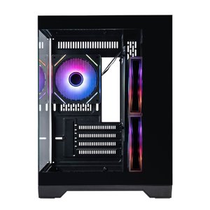 1STPLAYER MEGAVIEW MV5-TP ARGB Black / mATX / 3x120mm ARGB fans / MV5-TP-BK-2FC7R-1FC7