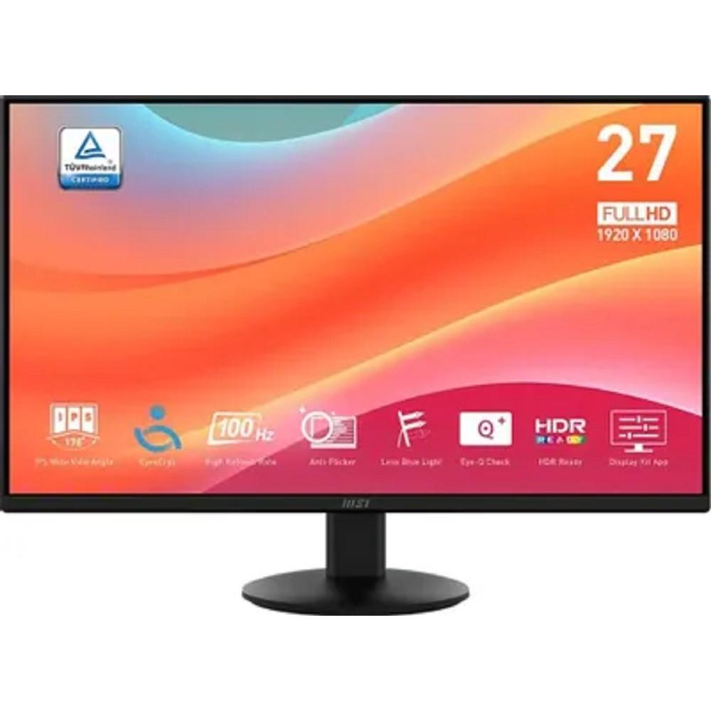 MSI PRO 27" MP272L черный {IPS 1920x1080 100Hz 250cd HDMI DisplayPort M/M Ex}, 9S6-3PD6CT-008