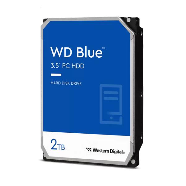 Жесткий диск Western Digital Blue HDD 3.5" SATA 2TB, 5400 rpm, 64MB  buffer, WD20EARZ, 1 year, (аналог WD20EZRZ)