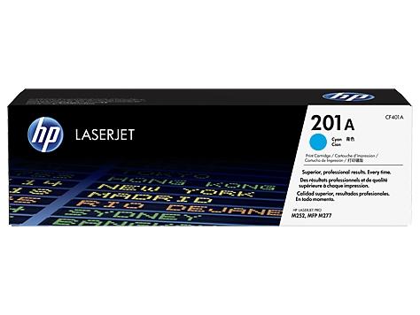 Картридж Cartridge HP 201A для CLJ M252/M274/M277, голубой (1 400 стр.), CF401A