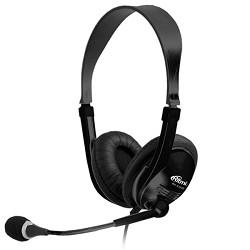 RITMIX RH-533USB, Black {Гарнитура. 40 мм, 20-20000 Гц, 32 Ом, 105 дБ, конденсаторный всенаправленный микрофон, 2,2 кОм, 58 дБ ± 3 дБ, пластик}, RH-533USB Black