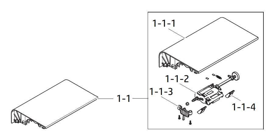 Крышка автоподатчика ADF HP Laser M432fdn (7UQ76-60102)