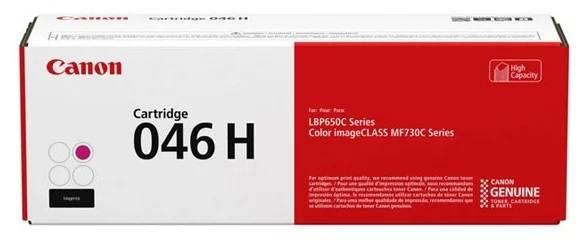 Картридж CANON 046H M пурпурный, увеличенной емкости   5000 стр, 1252C002