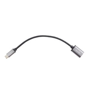 Telecom  TC409M  Кабель-адаптер  Type-Cm --> USB 3.0 Af , OTG, 1,5A , 5,0Gbps , Alum grey 0,2m Telecom (TC409M) [6926123467206]