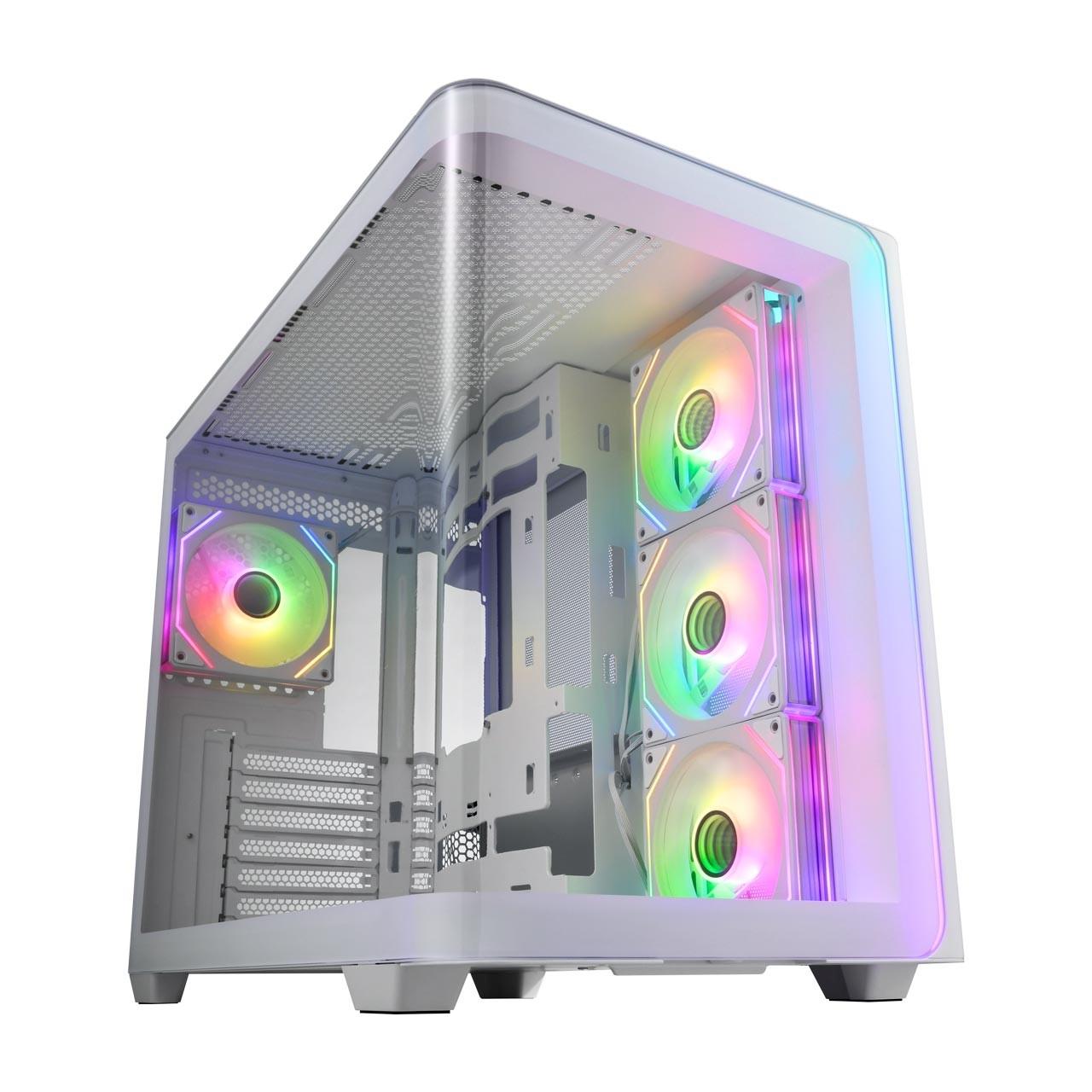 FSP Корпус ATX Miditower M580-WA, White
