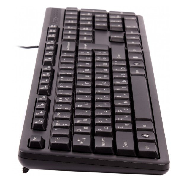 Клавиатура A4Tech KK-3 черный USB [1530244], KK-3 USB (BLACK)
