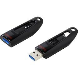 SanDisk USB Drive 128Gb CZ48 Ultra SDCZ48-128G-U46 {USB3.0, Black}  